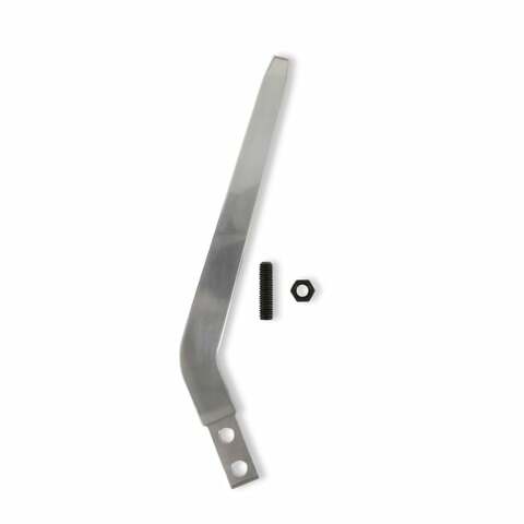 Hurst Shifter Stick-Tube Style 10-in Tall 5.5in Set-Back Raw Aluminum - 53902HST