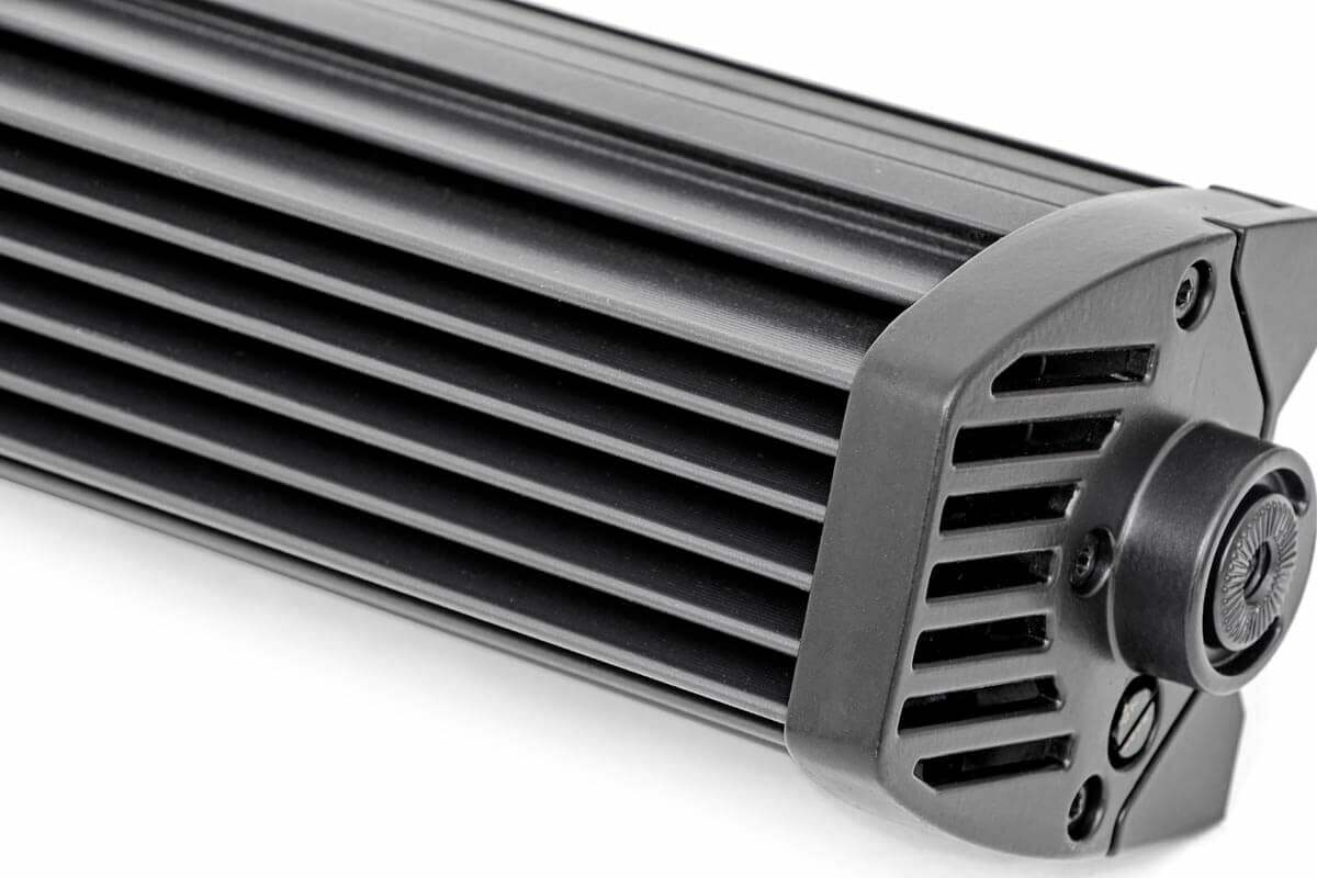 54 Inch Black Series LED Light Bar; Curved; Dual Row; Cool White DRL 72954BD