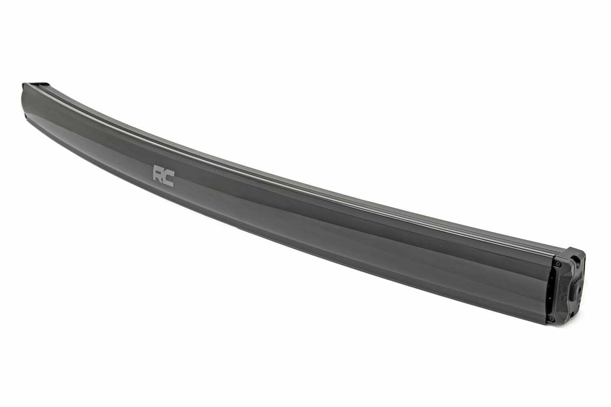 54 Inch Black Series LED Light Bar; Curved; Dual Row; Cool White DRL 72954BD