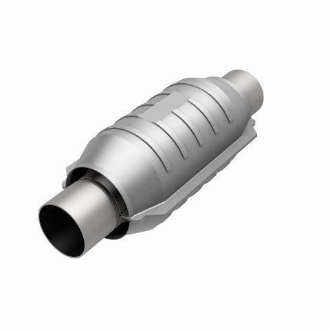 MagnaFlow universal catalytic converter 2.25 inch inlet/outlet stainless steel CARB compliant OBDII 54305