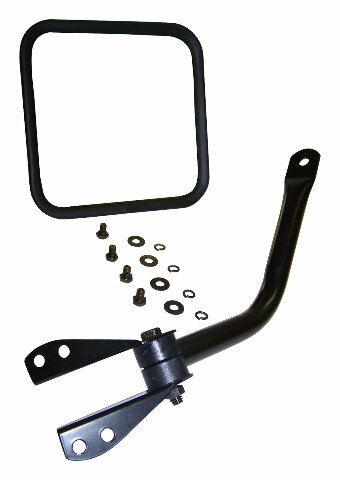 Vintage - Metal Black side mirror assembly Kit - 5455302K steel