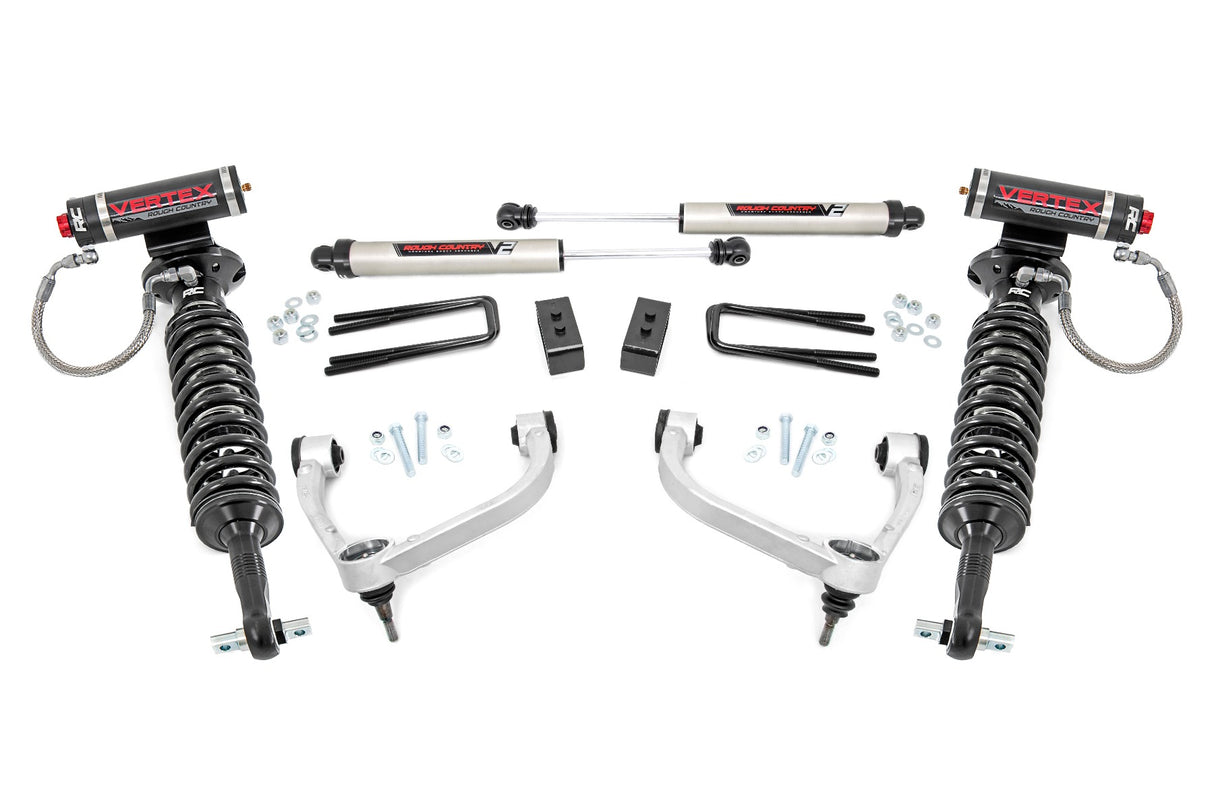 Fits Ford F-150 4WD (2014-2020) 3 Inch Lift Kit; UCAs; Vertex/V2; 54557
