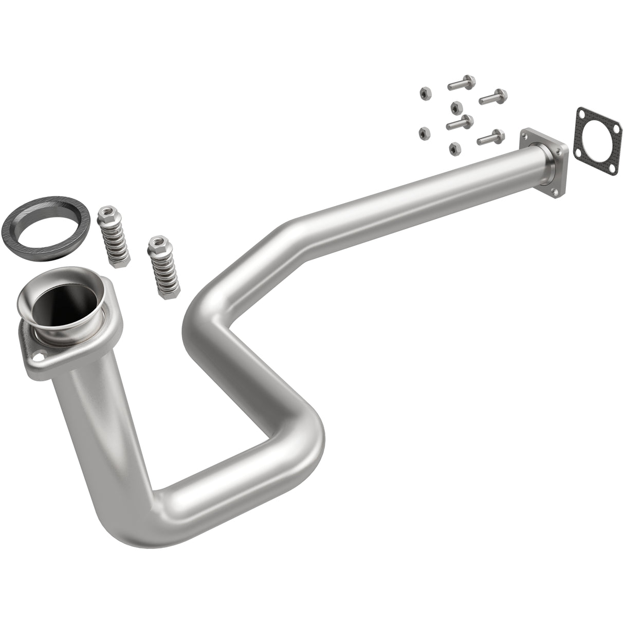 1987-1990 Jeep Comanche Direct-Fit Front Pipe Kit 107-0232 stainless steel