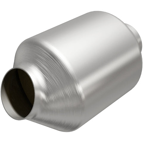 MagnaFlow universal catalytic converter 2.5 inch inlet/outlet stainless steel CARB compliant 5481376