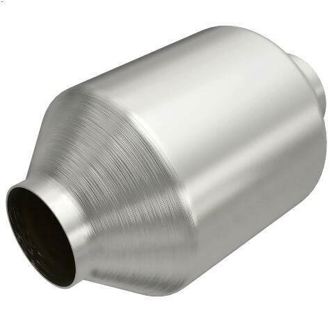 MagnaFlow universal catalytic converter 2.5 inch inlet/outlet stainless steel CARB compliant 5491306