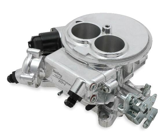 Holley EFI Sniper EFI 550-849K 2300 Carb 2 Barrel Master Fuel Injection Kit Polished