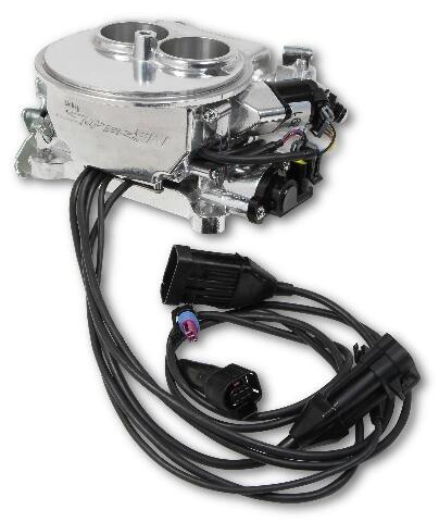 Holley EFI Sniper EFI 550-849K 2300 Carb 2 Barrel Master Fuel Injection Kit Polished