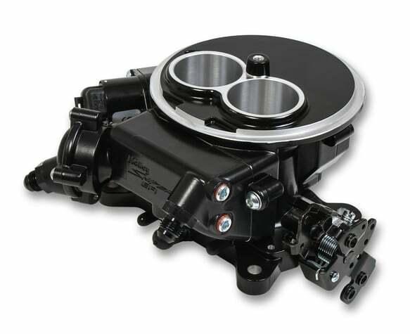 Holley EFI Sniper 2300 EFI Master Kit - BLACK 2 Barrel Self-Tuning 550-850K 350HP Fuel Pump