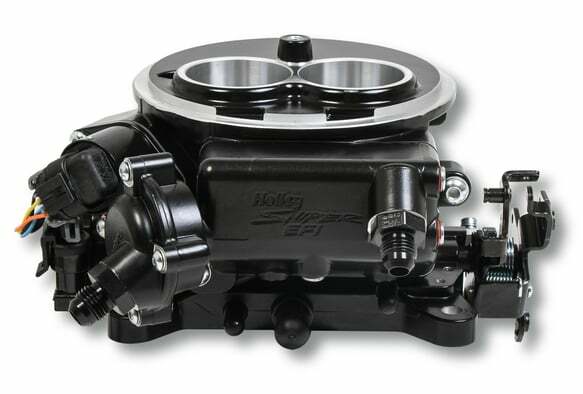 Holley EFI Sniper 2300 EFI Master Kit - BLACK 2 Barrel Self-Tuning 550-850K 350HP Fuel Pump