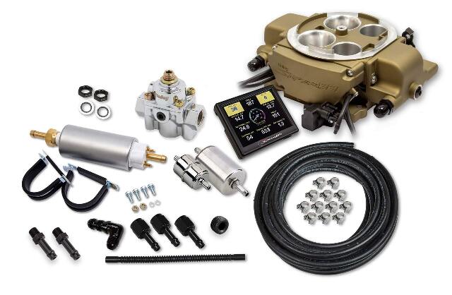 Holley Sniper EFI fuel injection system efi-550-869k-sniper-efi-quadrajet-master-kit