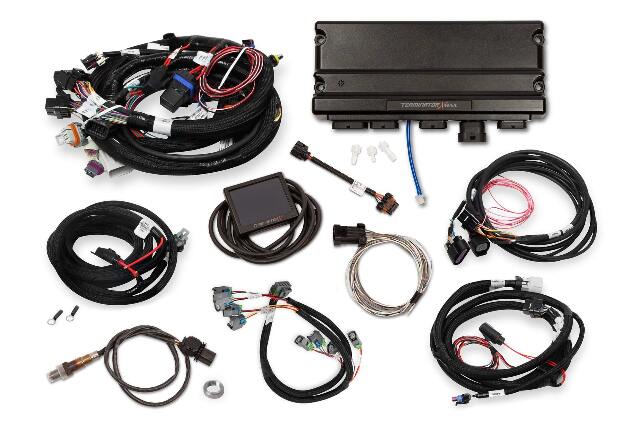 Holley EFI Terminator X Max 24x/1x EV6 LS MPFI w/ DBW Throttle Body & Transmission 550-934