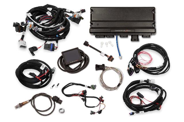 Holley EFI Terminator X Max 58x/4x EV1 LS MPFI w/ DBW Throttle Body & Transmission 550-935