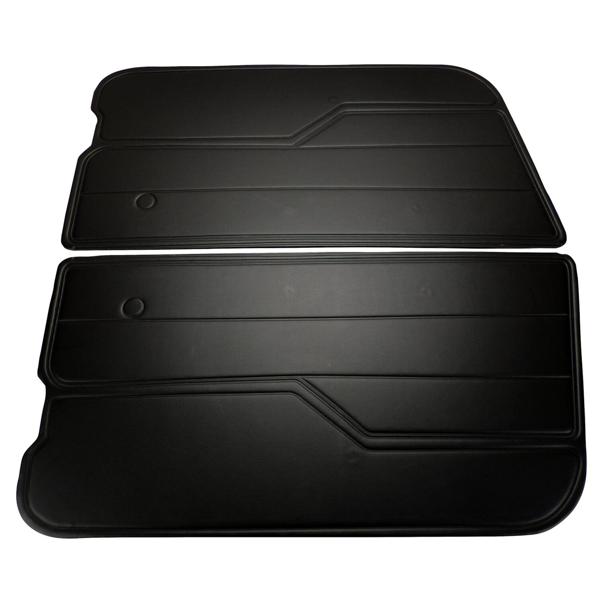 1982-1986 Jeep CJ-7 w/ Full Steel Doors Door Panel Set 55008856K black
