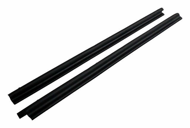 Outer Door Glass Weatherstrip Kit for 1976-1995 Jeep Wrangler YJ Wrangler & CJ-5, 7, & 8 - 55024254K black