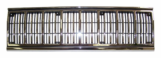 Jeep Plastic Chrome Grille - 55034046 black