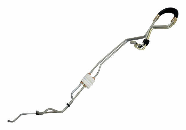 Jeep Transmission Cooler Hose Set - 55038177AE steel black