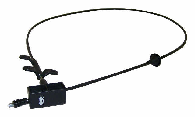 Jeep Metal Black Hood Release Cable - 55076109