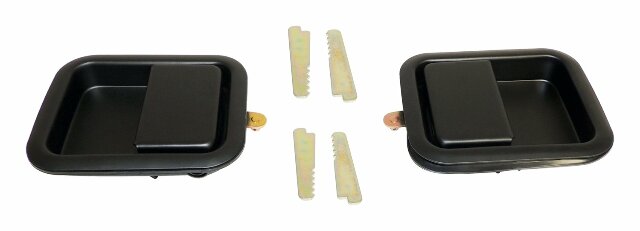 Vintage - Steel Black exterior door handle assembly Kit - 55076222K