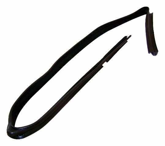 Jeep Rubber Black Door Glass Seal - 55136024AG
