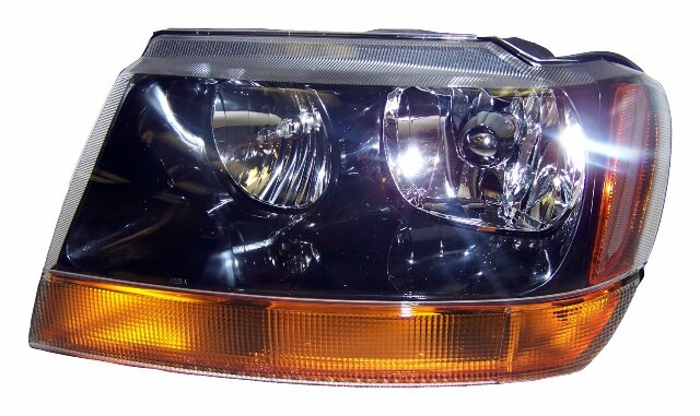 Jeep Plastic Amber headlight assembly - 55155129AB
