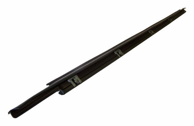 Jeep Metal Black Door Glass Weatherstrip - 55176565AC