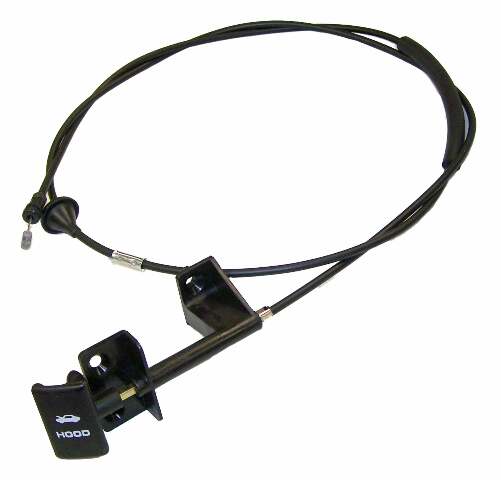 Jeep Metal Black Hood Release Cable - 55235483AD