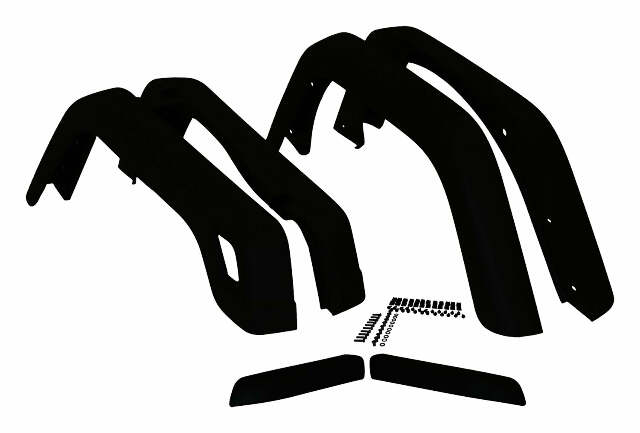 97-06 Jeep Wrangler Fender Flares set black
