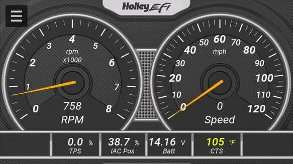 Holley EFI 5 Digital Dash High-Resolution Display - Gps Speedometer-553-200
