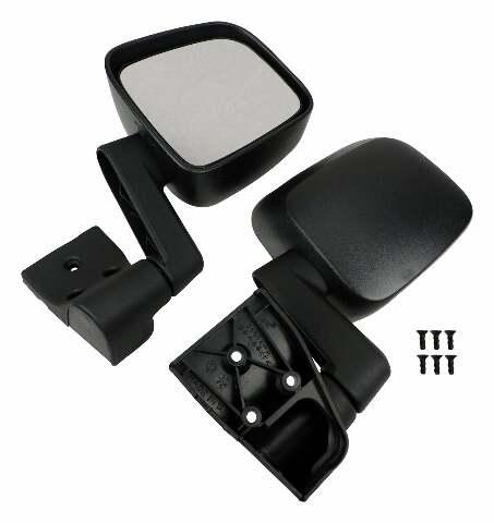 Jeep Metal Black side mirror assembly Set - 55395060K