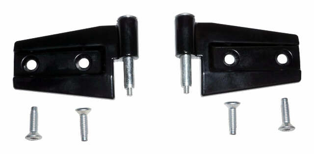 Jeep Aluminum Black Door Hinge Kit - 55395384K steel