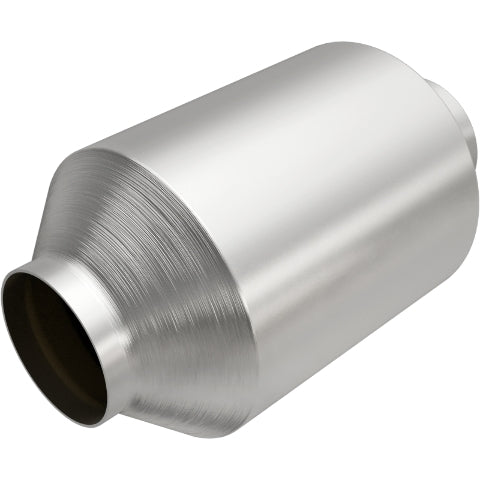 MagnaFlow universal catalytic converter 2.5 inch inlet/outlet stainless steel CARB compliant 5551206