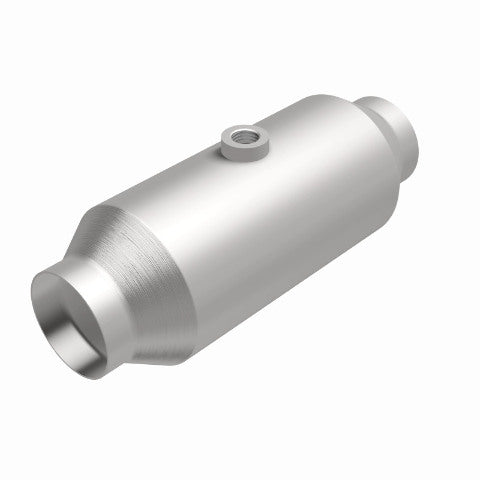 MagnaFlow universal catalytic converter 2.5 inch inlet/outlet stainless steel CARB compliant 5551356