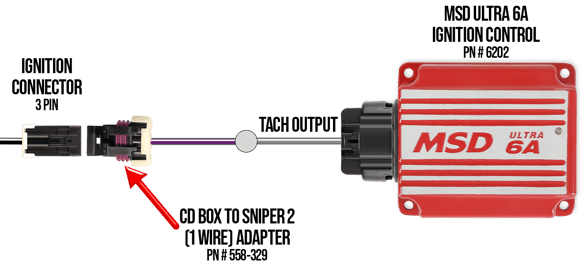 Holley EFI adapter adapter-558-329