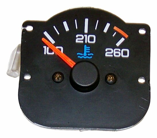 Jeep Metal Black Temperature Gauge - 56004881