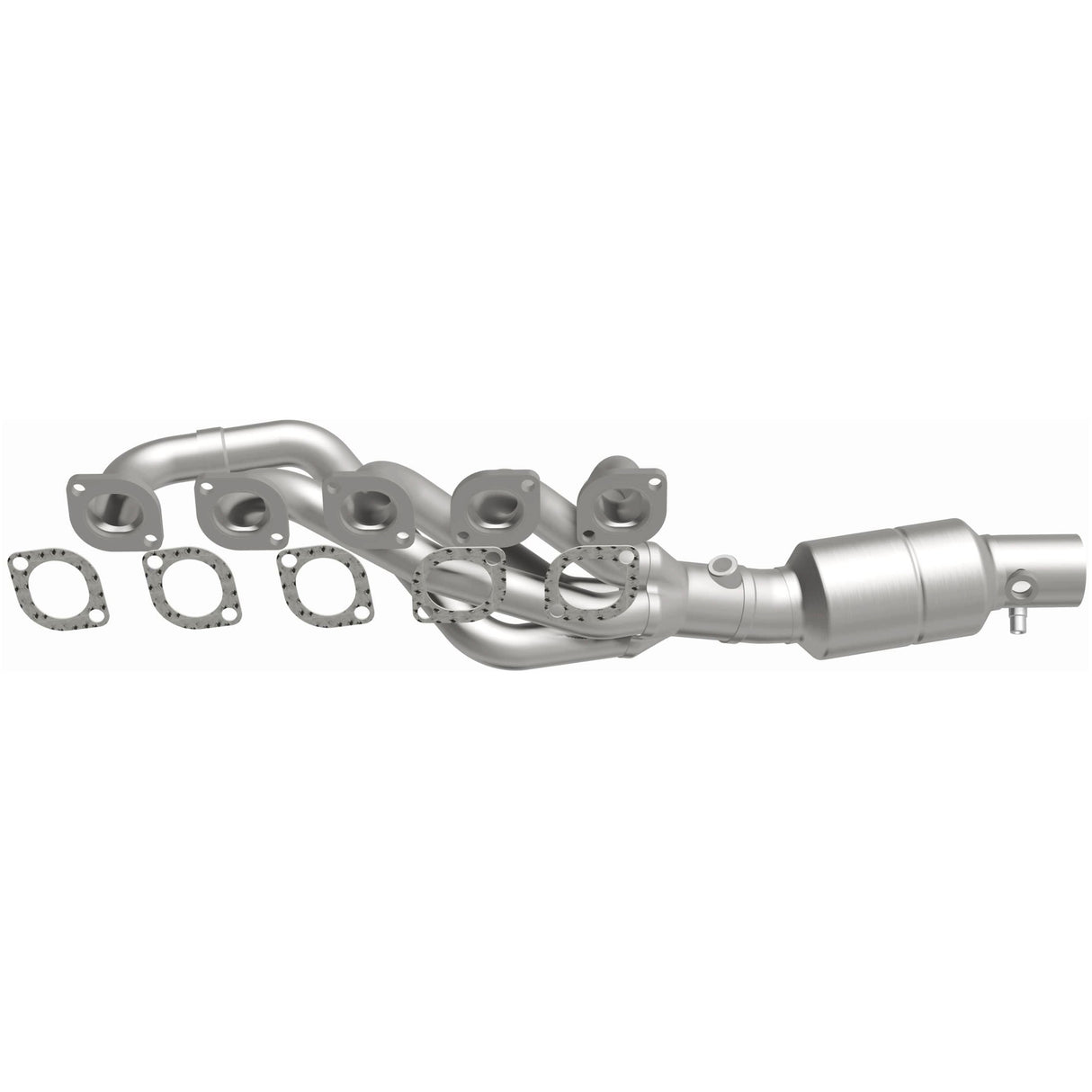 Catalytic Converter with Integrated Exhaust Manifold for HM Grade Federal / EPA Compliant Direct-Fit Manifold Catalytic