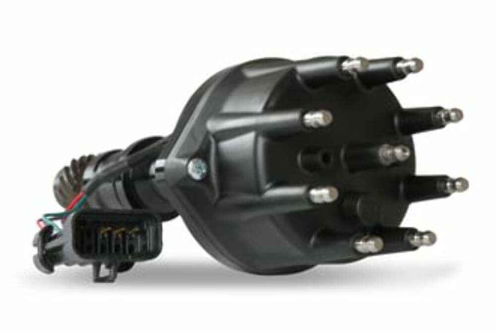Holley performance fuel system component for Oldsmobile black
