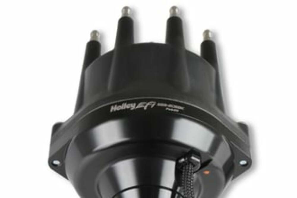 Holley performance fuel system component for Oldsmobile black