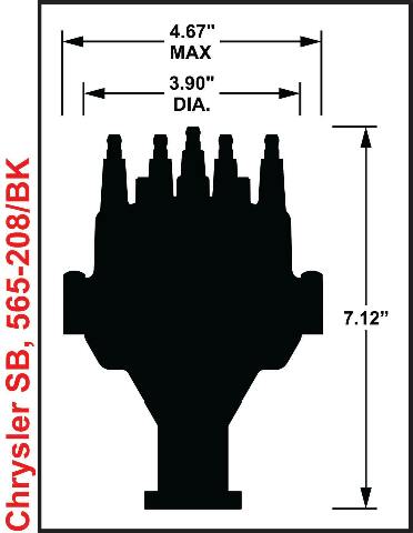 Holley performance fuel system component for Chrysler black