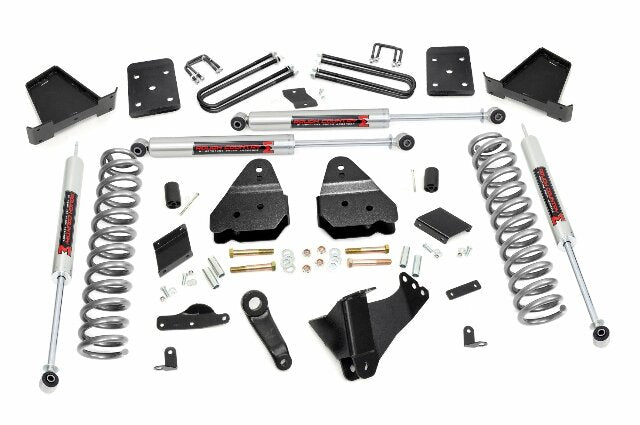 Fits Ford F-250 Super Duty 4WD (2015-2016) 4.5 Inch Lift Kit; OVLD; M1; 56740