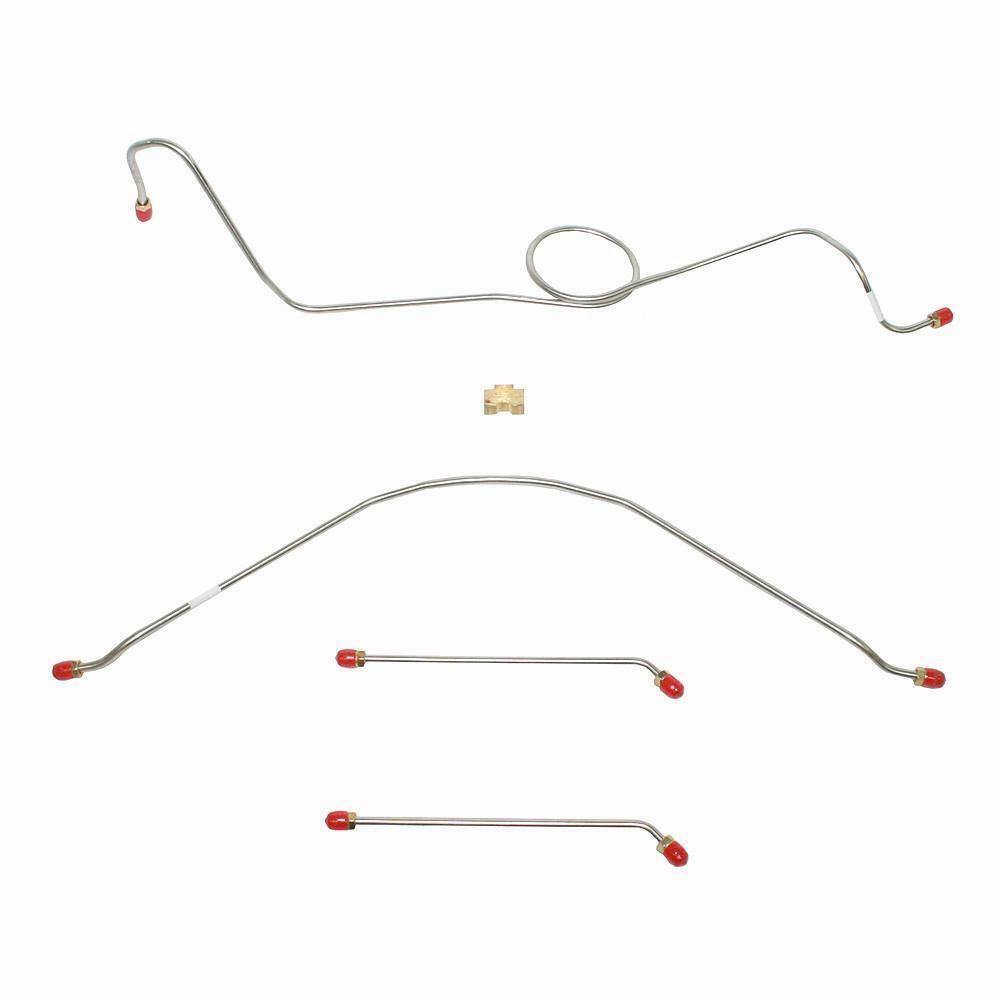 Front Brake Line Kit for 57-60 Ford F-100 Pickup drum brakes stainless steel