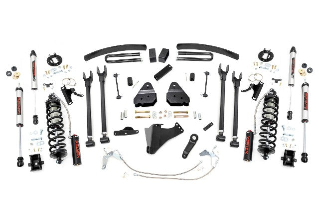 Fits Ford F-250/F-350 SD (08-10) 6" Lift Kit; Gas; 4 Link; C/O V2; 58858