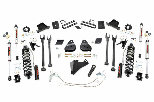 Fits Ford F-250 Super Duty (15-16) 6 Inch Lift Kit; 4 Link; OVLD; C/O V2; 58958