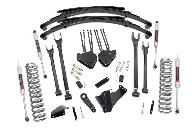 Fits Ford F-250/F-350 SD (05-07) 8" Lift Kit; 4 Link; RR Springs; M1; 59040
