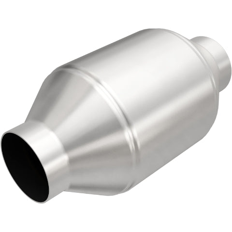 MagnaFlow universal catalytic converter 2.5 inch inlet/outlet stainless steel CARB compliant OBDII 59556