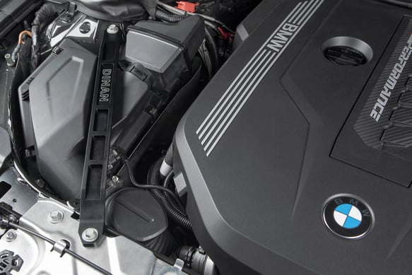 Strut Tower Braces for 2021-2025 BMW 430i/M440i D180-0013 BMW performance black aluminum