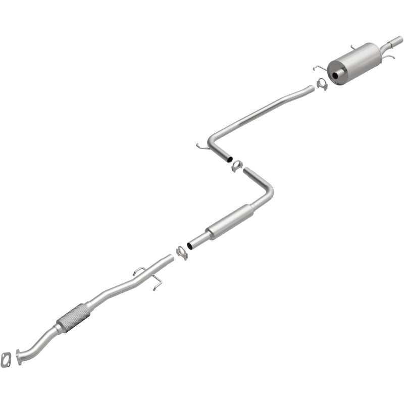 Fits 1997-1999 Mercury Tracer Direct-Fit Replacement Exhaust System 106-0468 steel
