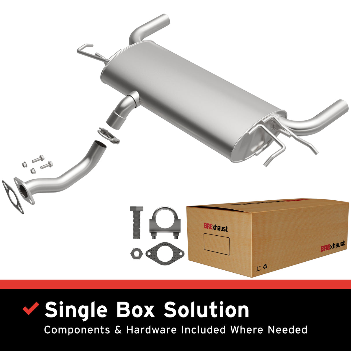 t 2005-2008 Hyundai Tucson Direct-Fit Muffler Kit 108-0130 Brexhaust