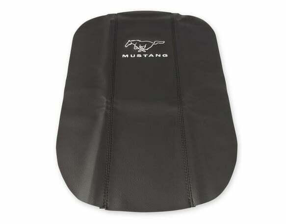 Console Pad Cover w/Logo Blck fits Ford Mustang 2005-2009 Drake -5M3Z-6306024-MV muscle car 24143