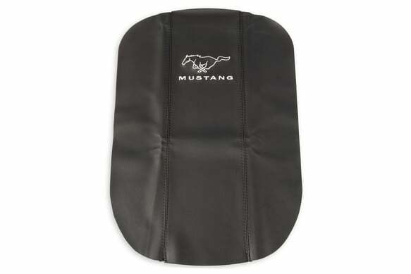 Console Pad Cover w/Logo Blck fits Ford Mustang 2005-2009 Drake -5M3Z-6306024-MV muscle car 24143