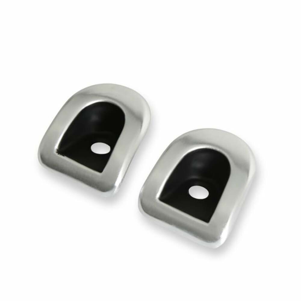 Door Lock Grommet Brushed Aluminum fits Ford Mustang 05-14 Drake 5R3Z-6322050-1A muscle car 16826
